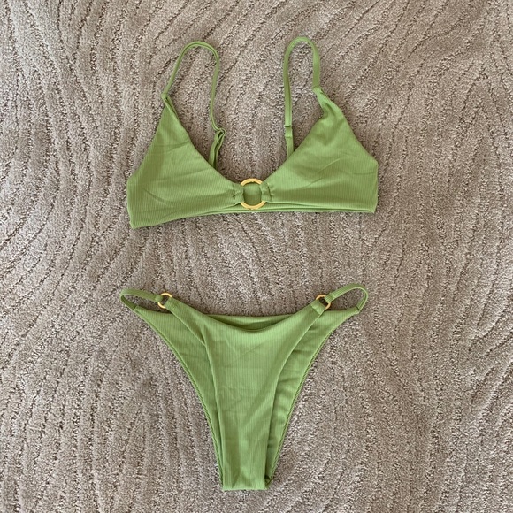 shein green bikini